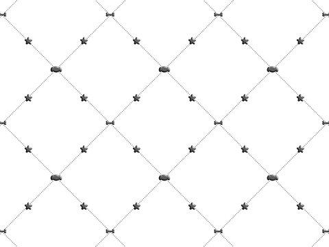 3D glossy dog diamond pattern set, silver animal seamless textures