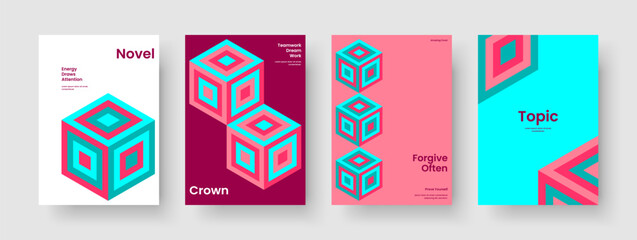 Fototapeta premium Modern Banner Design. Isolated Flyer Layout. Geometric Poster Template. Report. Book Cover. Business Presentation. Background. Brochure. Portfolio. Pamphlet. Journal. Notebook. Catalog