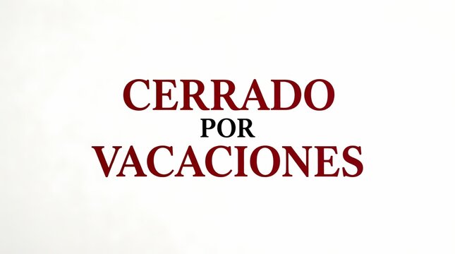 Vacation Closure Signs Collection