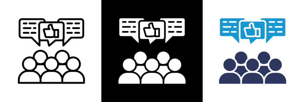 Public Perception triple icon
