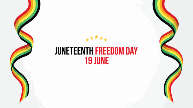 commemorating Juneteenth Freedom Day featuring a predominantly
