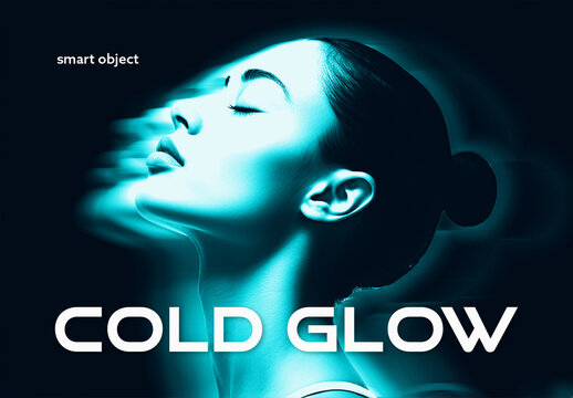Cold Glow Photo Effect