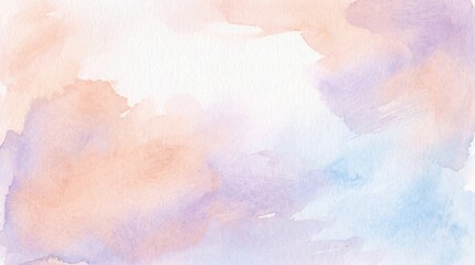 Fototapeta premium Soft Watercolor Pastel Gradient Blend with Abstract Smooth Texture Background