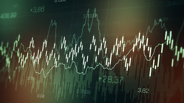 Traders analyze market trends using charts and graphs in real time during trading hours