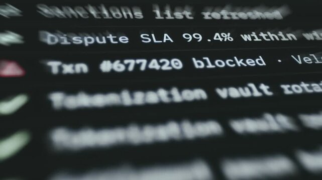 System audit trail tracking security and transaction events