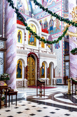 Fototapeta premium Interior of the Cathedral of Saint Sophia, the Wisdom of God