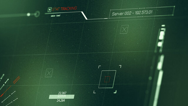 Surveillance system interface displaying facial recognition tracking data