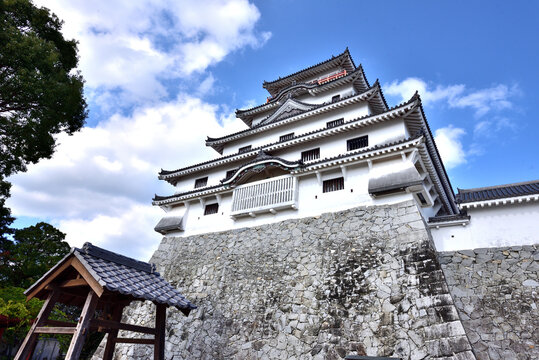 Karatsu Castle is the most famous landmark in Karatsu, Saga Prefecture, Japan