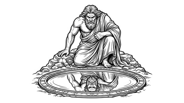Hyperion Gazing into the Pool