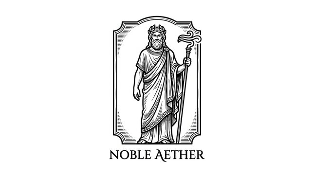Noble Aether Mythological Illustration