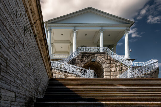 Russia. Pushkino. Tsarskoye Selo.Catherine Park, Cameron's staircase