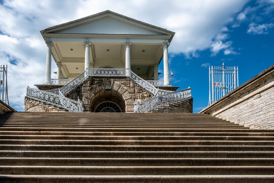 Russia. Pushkino. Tsarskoye Selo.Catherine Park, Cameron's staircase