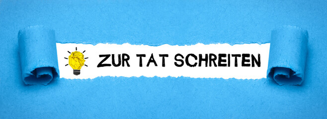 Zur Tat schreiten © magele-picture