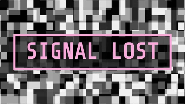 Abstract pixelated blocks displayed in a grid pattern