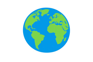Fototapeta premium A detailed image of the world map centered on Europe and Africa with country names clearly labeled in white text.