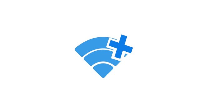 Modern WiFi Signal Icons with Connection Status Animation