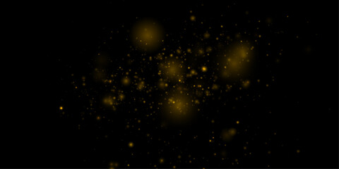 Soft shimmering particles drift through transparent space with graceful motion. Golden light and tiny stars produce a magical festive effect. Excellent for luxury invitations and creative designs. © Alexei