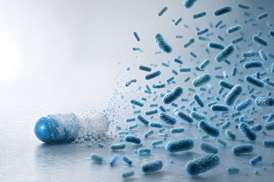 Resistant bacteria overwhelm dissolving antibiotic capsule concept