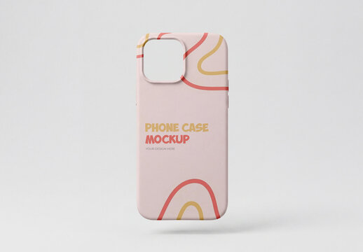 Floating Phone Case Mockup