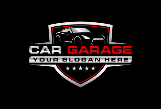 Car Garage automotive Concept Logo Design template
