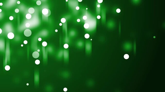 Abstract bokeh background with soft glowing dots and vertical streaks animation