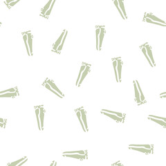 Fototapeta premium alligator reptile animal glyph vector seamless pattern. alligator reptile animal signthin illustration