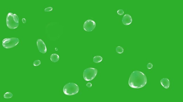 soap bubble green screen footage, perfect for templates, editing, creator content, etc.