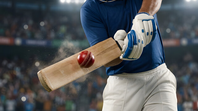 baseball player hitting ball
