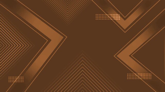 Abstract geometric background with layered chevron lines and futuristic shapes animation