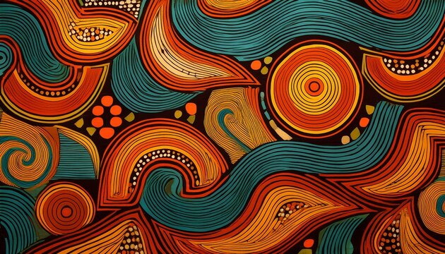 south african textile background featuring traditional ndebele art patterns