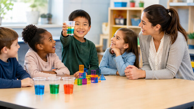 Stem kids science experiment classroom experiment classroom education