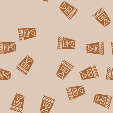 infested stool sample glyph vector seamless pattern. infested stool sample thin illustration