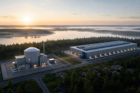 Small Modular Reactor Powering Remote Data Center