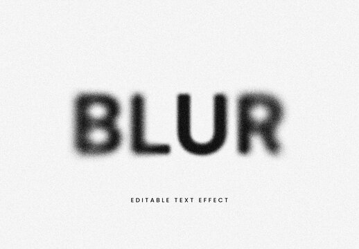 Noise Blur Text Effect
