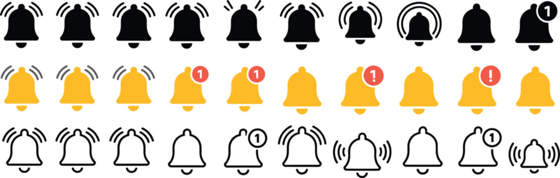 Black and white of animals, yellow and orange of animals, animal silhouettes rabbit d