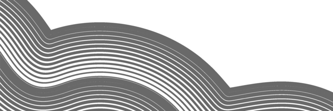 Half tone line pattern. Faded halftone black lines. Fading gradient background. Horizontal abstract geometric texture with parallel stripes. Gradient pattern. Vector illustration on white background