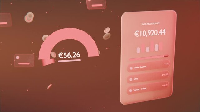 Expanding donut chart around &euro;56