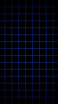 blue grid loop animation, blue wireframe moving on black background, blue mesh or blue check box background animation
