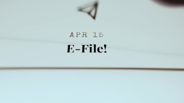 April 15 the traditional deadline for submitting individual income tax returns in the US