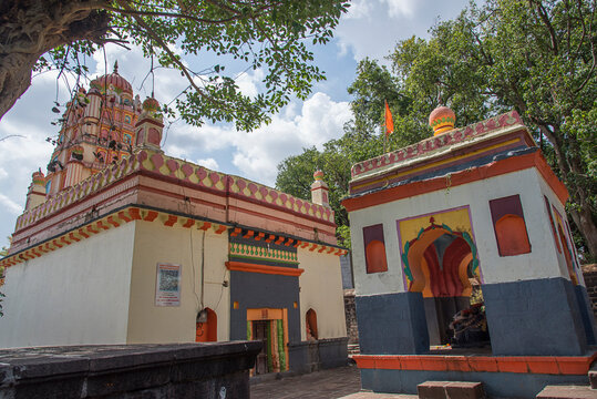 Ranjeshwar Temple, an ancient, culturally significant Lord Shiva temple located in Ranje village. Dating back over 400 years to the pre-Shivaji era. Pune, Maharashtra, India.