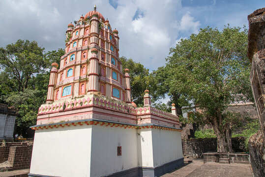 Ranjeshwar Temple, an ancient, culturally significant Lord Shiva temple located in Ranje village. Dating back over 400 years to the pre-Shivaji era. Pune, Maharashtra, India.