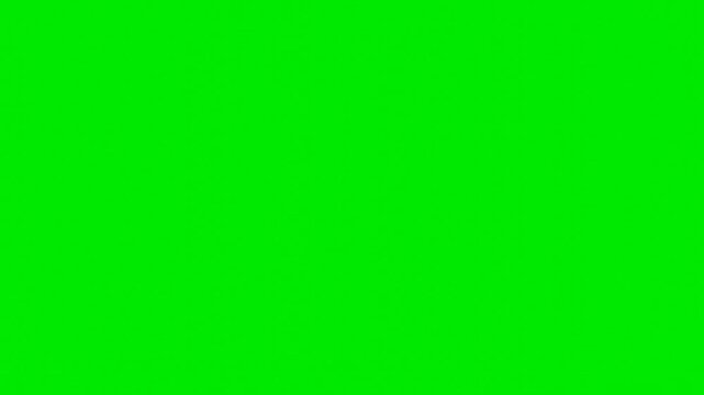A Soccer balls bouncing on a green screen