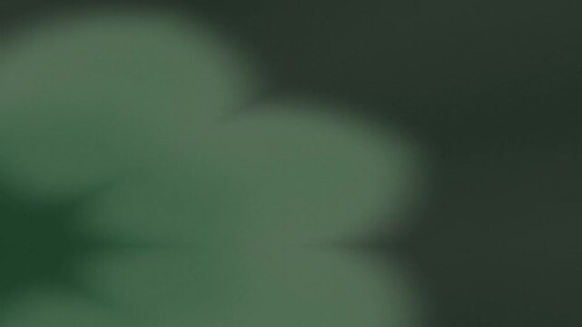 Abstract Green Blur Moving Focus Zooming Across Scene