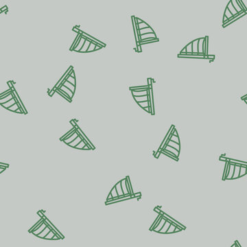 sails full sailing sport line seamless pattern sails full sailing sport thin line illustration