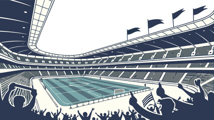 Fototapeta premium vector of stadium