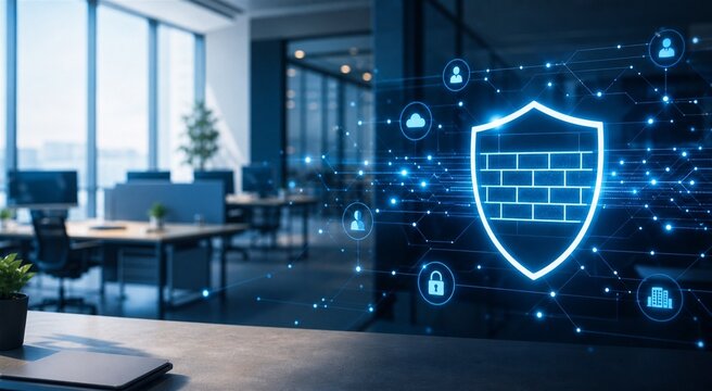 Enterprise firewall and network protection concept