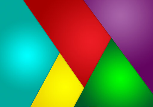 abstract geometric background in a triangular-shaped, colorful, plated style pattern