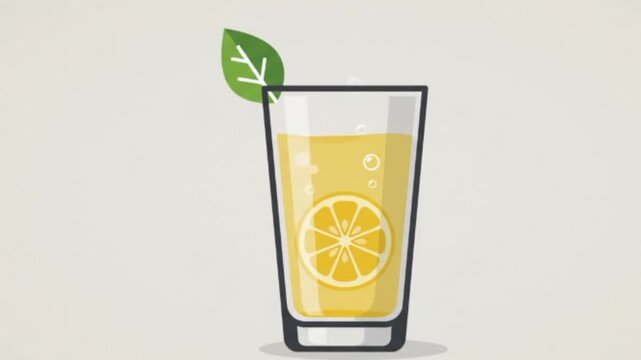 Flat Drink Illustration