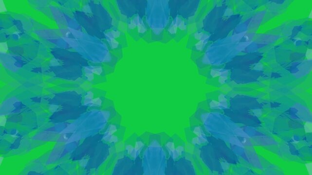 Central void pulsing mandala ring morphing forming spikes showing radial symmetry on transparent bg