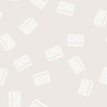 dip electronic line seamless pattern dip electronic thin line illustration